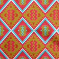 thumbnail image 1 of oneOone Rayon Red Fabric Tribal Craft Projects Decor Fabric Printed By The Yard 56 Inch Wide, 1 of 4