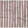 thumbnail image 4 of oneOone Tissu Popeline de Coton Biologique Sergé à Rayures Verticales 42 Pouces de Large, 4 of 4
