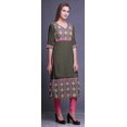 thumbnail image 3 of Bimba Panel Straight Kurtis For Women Long Kurti Dress Printed Indian Top, 3 of 5