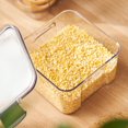 thumbnail image 3 of ZZkhGO Airtight Food Storage Containers, Transparent Plastic Dry Food Storage Jars, Stackable Kitchen Storage Containers for Flour Grains Snacks Candy, 3 of 6