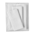 thumbnail image 1 of Mainstays 4-Piece 300 Thread Count Grey Stripe- CVC Cotton Blend Bed Sheet Set, Twin (Adult), 1 of 5