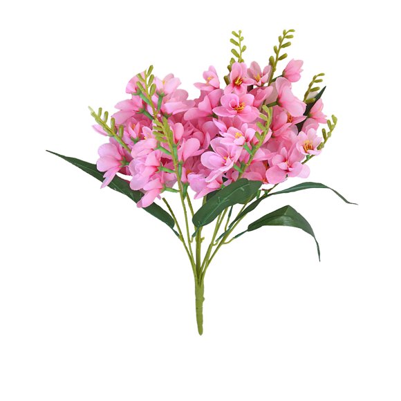 Artificial Freesia Flowers, Fabric Fake Floral Bouquet, 52Cm Height, Multiple Colors, for Wedding Home Hotel Floral Arrangement Decor