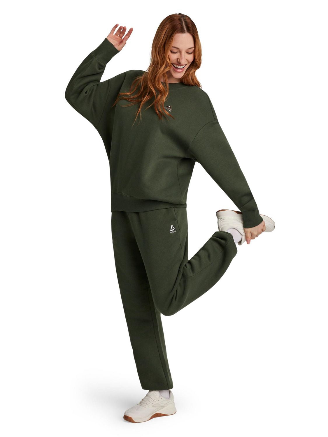 Reebok Women’s Game Day Fleece Oversize Crew