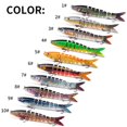 thumbnail image 4 of Biomimetic 8-Segment Fishing Lures: Sinking Wobblers for Bass Fishing!, 4 of 5