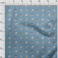 thumbnail image 2 of oneOone Silk Tabby Fabric Grass & Puppies Dog Printed Craft Fabric BTY 42 Inch Wide, 2 of 4