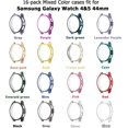 thumbnail image 4 of KOMI [16Pack] KOMI Compatible with Samsung Galaxy Watch 5/Galaxy Watch 4 44 mm Screen Protector Case, Full Protection Cover Soft TPU Bumper Frame Accessories for Samsung Watch, 4 of 5