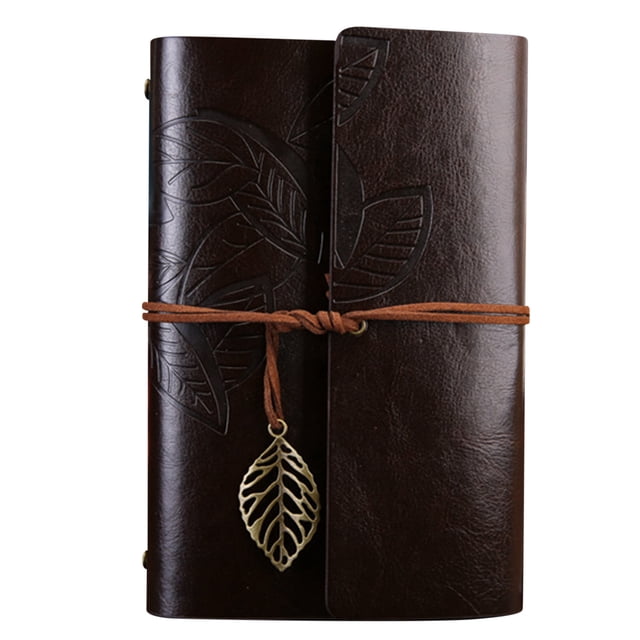 Dvkptbk Leaf Notebook Notebook Yiye Zhiqiu Travel Diary Loose-leaf Retro Leaf Notebook Leaf Notebook