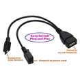 thumbnail image 3 of Adaptateur USB A Famale vers Micro USB Mâle & Femelle 2-en-1 Micro USB OTG, 3 of 3