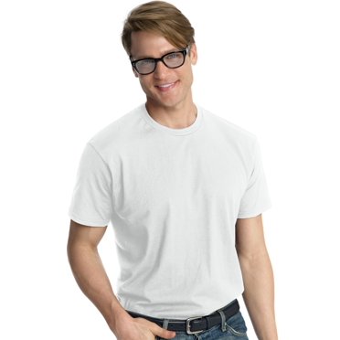 Hanes T-Shirt en Coton Filé à l'Anneau 4.5 oz. nano-T