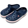thumbnail image 2 of Crocs Crocband Clog Female Navy, Red, White, 2 of 6