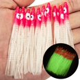 thumbnail image 4 of 10pcs 8cm Fishing luminous luya bait Needle shape octopus Squid soft bait, 4 of 8