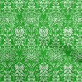 thumbnail image 1 of oneOone Velvet Light Green Fabric Damask Craft Projects Decor Fabric Printed By The Yard 58 Inch Wide, 1 of 4