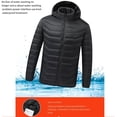 thumbnail image 5 of NJDVHB Womens Winter Long Sleeve Parkas,USB Intelligent Constant Temperature Heated Windproof Plus Size Coat For Men And Women Winter 11 Heated Jacket Coat, 5 of 5