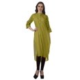 thumbnail image 3 of Moomaya Kurti Indienne Imprimée Tunique en Coton pour Femme Col Mandarin Kurta Longueur Genou, 3 of 6