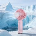 thumbnail image 4 of E Portable Handheld Mini Fan With 180 Degree Rotating Head 3 Speed Settings Removable Washable Mesh Cover Usb Rechargeable Pink, 4 of 7