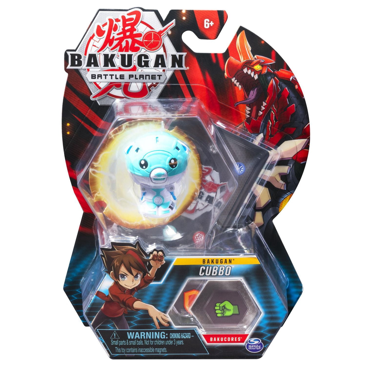 Bakugan, Cubbo, Créature transformable à collectionner de 5 cm, à partir de 6 ans