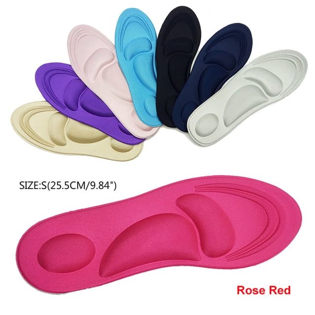 Flat Feet Arch Soft Support Shoe Insole Pad Breathable Elastic Massage Sponge Shoe Inlay Women