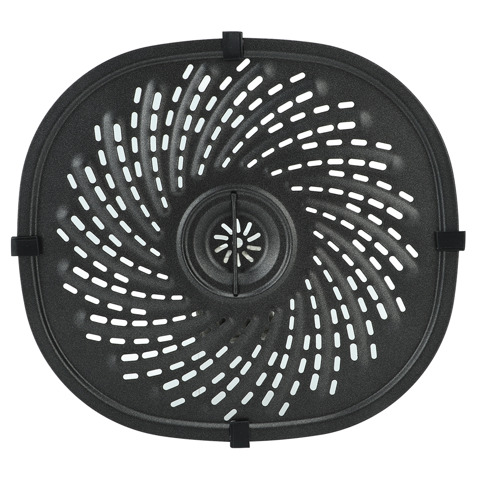 Fryer Crisper Plate Iron Non Stick Fryer Grill Pan Replacement with Rubber Sleeve for 7qt
