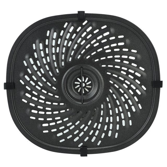 Fryer Crisper Plate Iron Non Stick Fryer Grill Pan Replacement with Rubber Sleeve for 7qt