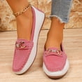 thumbnail image 2 of Mocassins à Enfiler pour Femmes avec Strass Papillon Scintillants, Semelle Souple, Mode Décontractée, Marche, Ballerines, Chaussures Bateau, 2 of 7