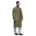 thumbnail image 2 of Atasi Ensemble Kurta-Pyjama Long en Coton pour Hommes, Kurta-Pyjama Décontracté de Designer, Vêtements, 2 of 5