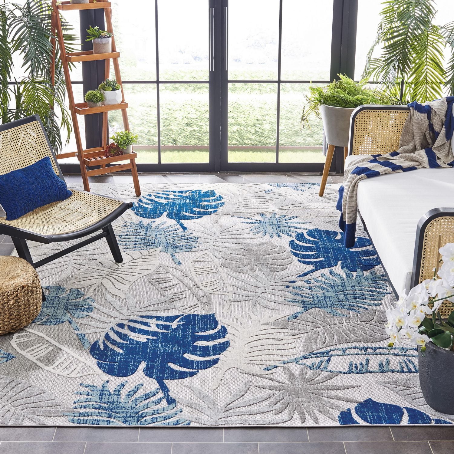 Safavieh Cabana Kuzman Tapis Floral Extérieur