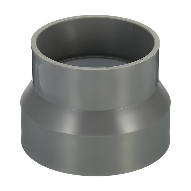 Unique Bargains 4' to 3.5' Duct Reducer Connector Ventilation Tube Increaser Adapter Grey
