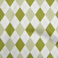 thumbnail image 1 of oneOone Polyester Spandex Light Green Fabric Check Argyle Sewing Craft Projects Fabric Prints By Yard 56 Inch Wide, 1 of 4