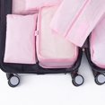 thumbnail image 5 of 7 Set Packing Cubes Waterproof Dirt Resistant Oxford Cloth Luggage Packing Organizers for Travel Pink, 5 of 5