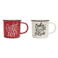 thumbnail image 1 of Holiday Time Enamel Mug, 2-Piece, 1 of 8