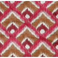 thumbnail image 4 of oneOone Tissu Popeline Sergé en Coton Bio Style Argyle Imprimé Ikat au Mètre 42 Pouces de Large, 4 of 4