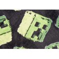 thumbnail image 3 of Minecraft Fuzzy Creeper Kids Silk Touch Fleece Throw, 100% Polyester, 3 of 4