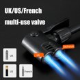 thumbnail image 4 of Bike Floor Pump with Gauge 160 PSI Air Ball Pump Inflator High Pressure Pump, 4 of 7