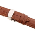 thumbnail image 1 of thinsony Bracelet en Cuir Boucle Déployante Papillon Marron 22mm, 1 of 8