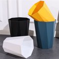 thumbnail image 3 of ZheElen PP Office And Home Waste Bin - 6L Capacity Easy Access Kitchen Large Capacity Kitchen Bedroom Black S 1Set, 3 of 6