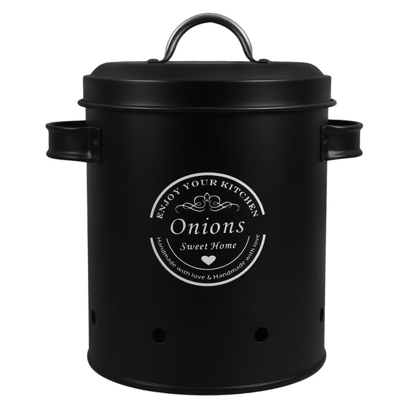 Vegetable Storage Bin Potato Onion Garlic Storage Canister Vegetable Fresh Keeper Jar