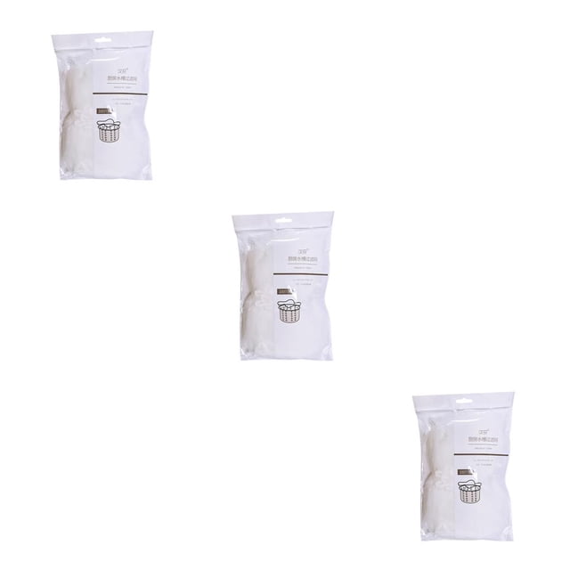 bedienty 30pcs Kitchen Sink Trash Strainer Filter Drain Bag Disposable Garbage Bags Waste white & 100pcs 3Set