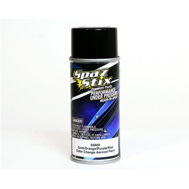Spaz Stix SZX05609 3.5 oz Color Changing Paint - Gold, Orange, Purple, Red Aerosol