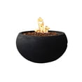thumbnail image 1 of Modeno York Fire Bowl -Textured Black – Glass-Fiber Reinforced Concrete - Natural Gas, 1 of 7