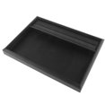 thumbnail image 3 of KLKCMS Velvet Jewelry Trays Catch All Jewelry Display Tray Case Black PU Leather, 3 of 8