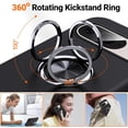 thumbnail image 2 of KOMI for Google Pixel 9 Pro XL Case, Slim Fit Case for Pixel 9 Pro XL with Metal Ring Holder Kickstand, Dual Layer Shockproof Protective Phone Case for Google 9 Pro XL 6.8", Black, 2 of 5