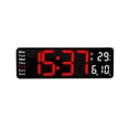 thumbnail image 2 of Meitianfacai 13 Inch Large Digital Clock With Temperature Date Auto DST Night Light Auto Brightness Dimmer, 2 of 2