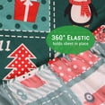 thumbnail image 4 of Gogreen 4PC Queen Christmas Sheet Set Deep Pocket Fit 16", Breathable Microfiber Soft Queen Sheet Set Warm Sheets, Luxury Hotel Style Christmas Decor Queen Bed Sheet Set, Christmas Gift, 4 of 8