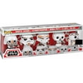 thumbnail image 1 of Pop Star Wars 3.75 Inch Action Figure Exclusive - Holiday Snowman 5-Pack, 1 of 3
