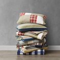thumbnail image 3 of Eddie Bauer Home | Camino Island Collection | 100% Cotton Reversible & Light-Weight Quilt Bedspread with Matching Shams, 3-Piece Bedding Set, Pre-Washed for Extra Comfort, King, Red, 3 of 5