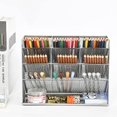 thumbnail image 2 of Mesh Desk Organiser,Multi-Functional Pen Holder,Desktop Stationary Organiser, Pen Storage Rack for School Home Office Supplies, 2 of 7