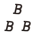 thumbnail image 3 of relayinert Durable And Rustproof Metal House Number Plaque Impeccable Door Decoration Easy To Install Metal Letters House Numbers B17--B 3Set, 3 of 6