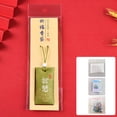 thumbnail image 3 of Yellow Traditional Chinese Embroidered Double-Sided Sachet Bag - Spiritual Salt Pouch for Wealth, Health & Protection, Aromatherapy Cloth with Ancient Charm, Portable Decorative for Stress Relief &, 3 of 6