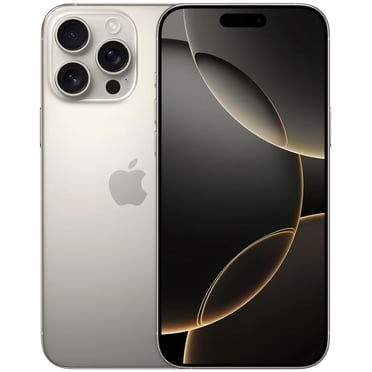 Refurbished Apple iPhone 16 Pro Max - 256GB – Natural Titanium – 48MP Triple Rear & 12MP Front Camera - Fully Unlocked Smartphone - Excellent Condition