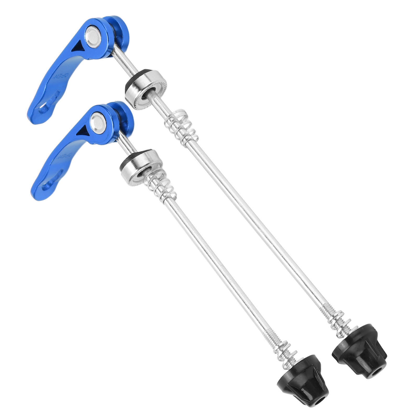 Bicycle Hub Quick Release Lever, 145mm 185mm 2Pcs Various Colors Easy To Install Quick Release Skewer For Road Bikes For Mountain Bikes Blue